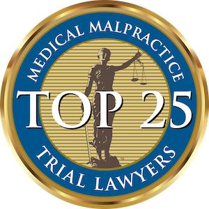 Top 25 Medical Malpractice Badge