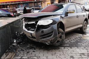 Front End Car crash